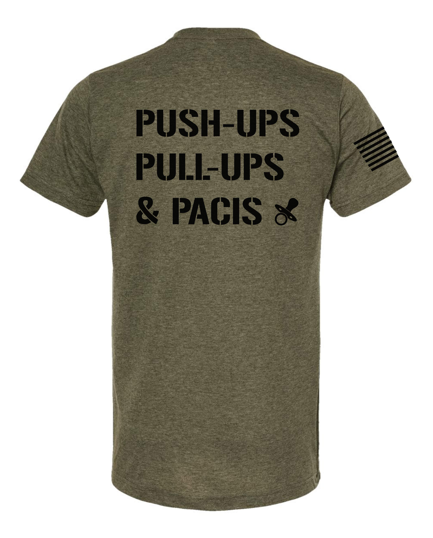 Push-Ups Pull-Ups & Pacis SDA Tee-SwoleDad Apparel-Shirt,Tee,Tultex,workout